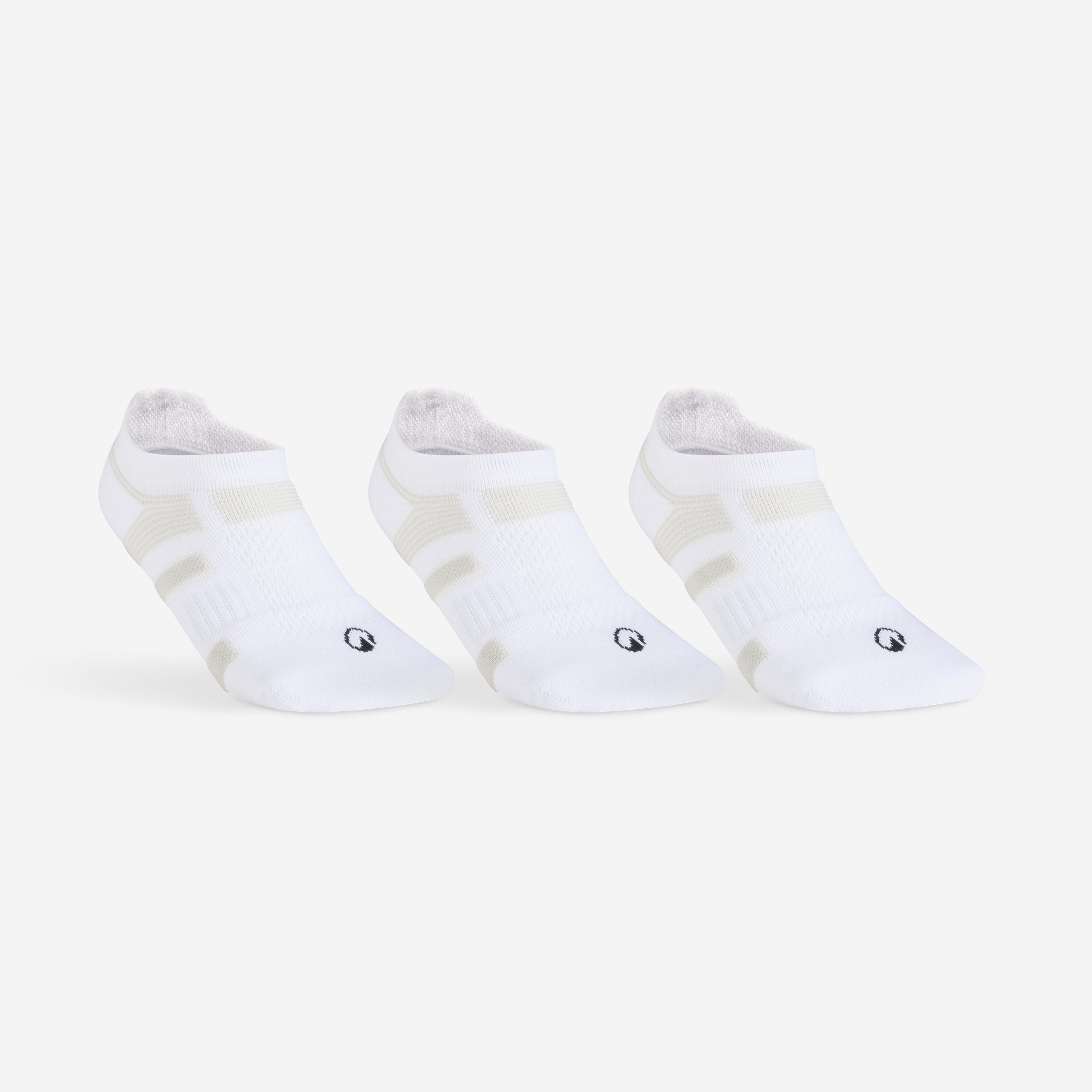 ARTENGO Low Tennis Socks Tri-Pack RS 560 - White