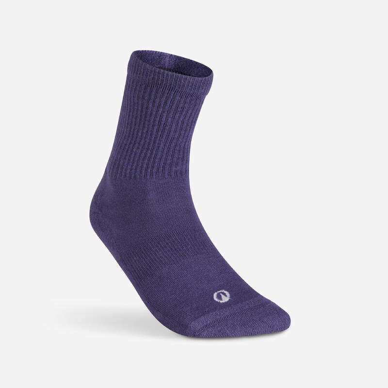 Set 3 perechi șosete de sport lungi RS 500 Bej Mov