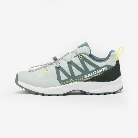 Chaussures de randonnée imperméables enfant, Saliba vert du 31 au 38