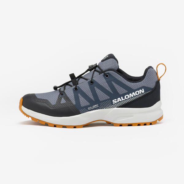 SALOMON Wanderschuhe Kinder Gr. 31–38 wasserdicht - Saliba blau/grau