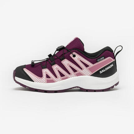 Zapatillas impermeables de senderismo niños 31-39, Salomon XA PRO 3D rosa