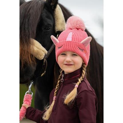 Czapka zimowa jeździecka dziecięca Unicorn