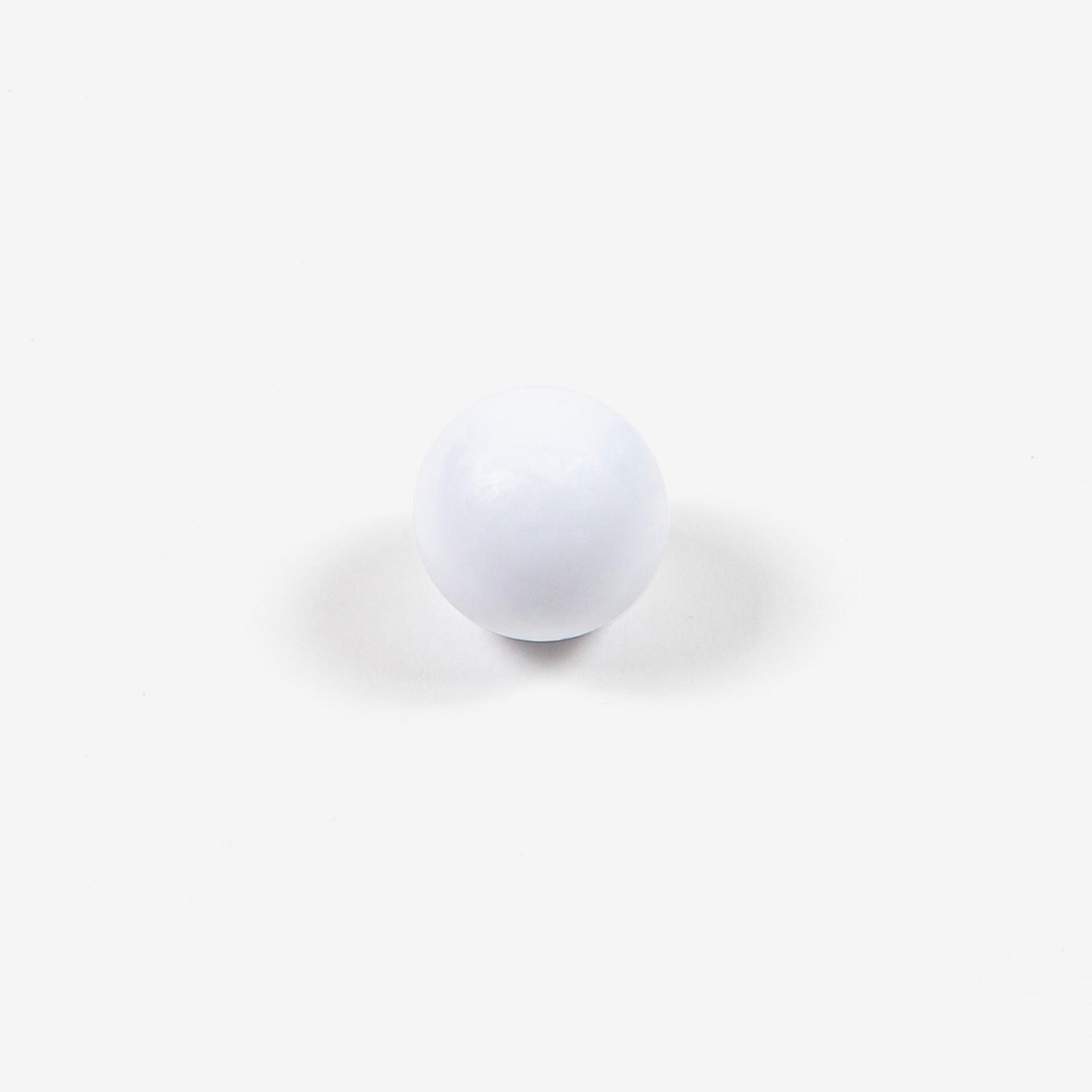 Balles de BABYFOOT, lot de 6 balles plastique René Pierre Blanche 3/5