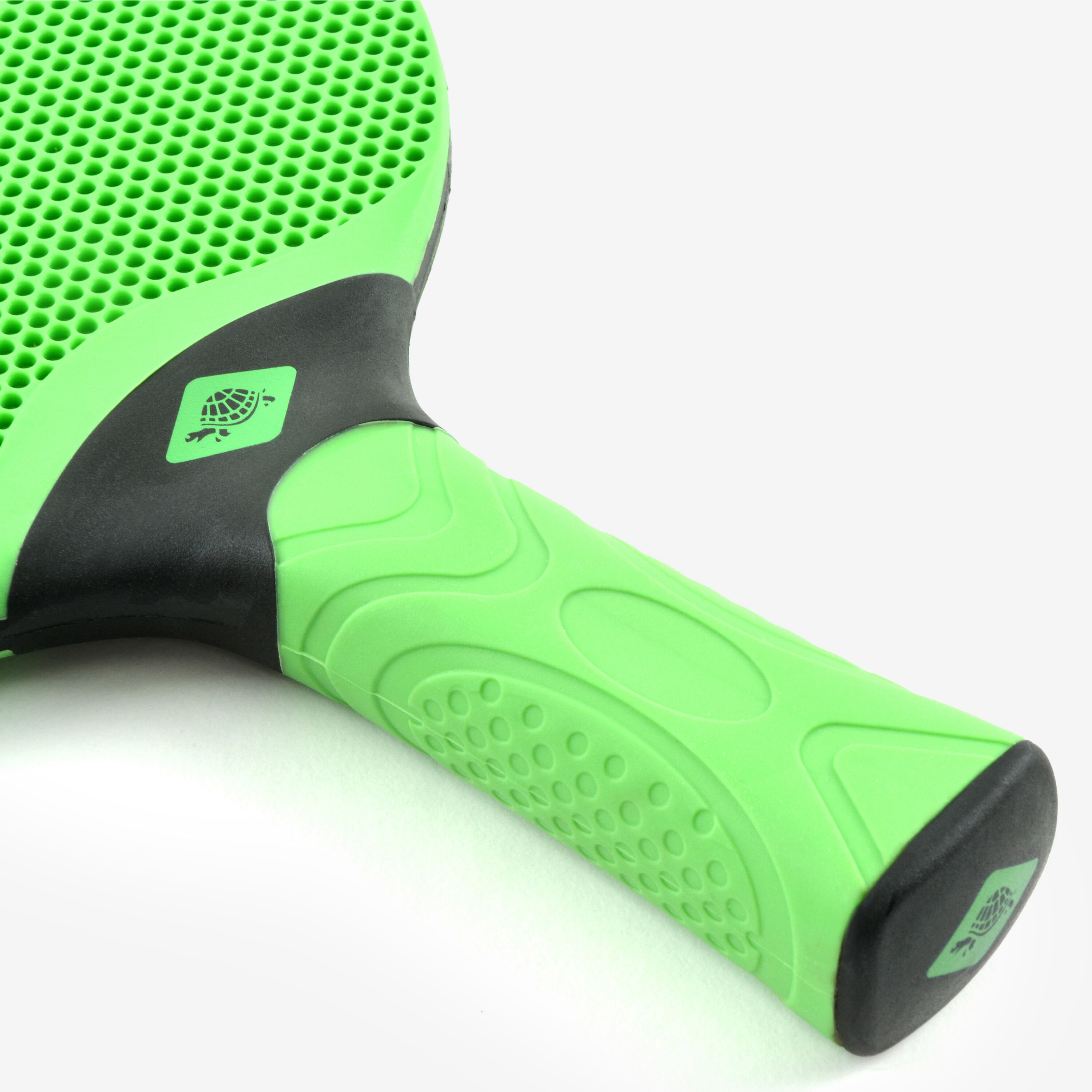Raquetes e Bolas Resistentes de Ténis de Mesa para Exterior Azul/Verde 14/14
