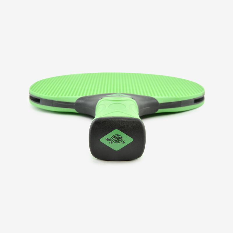 Set rachete și mingi de tenis de masă rezistente, set exterior albastru/verde