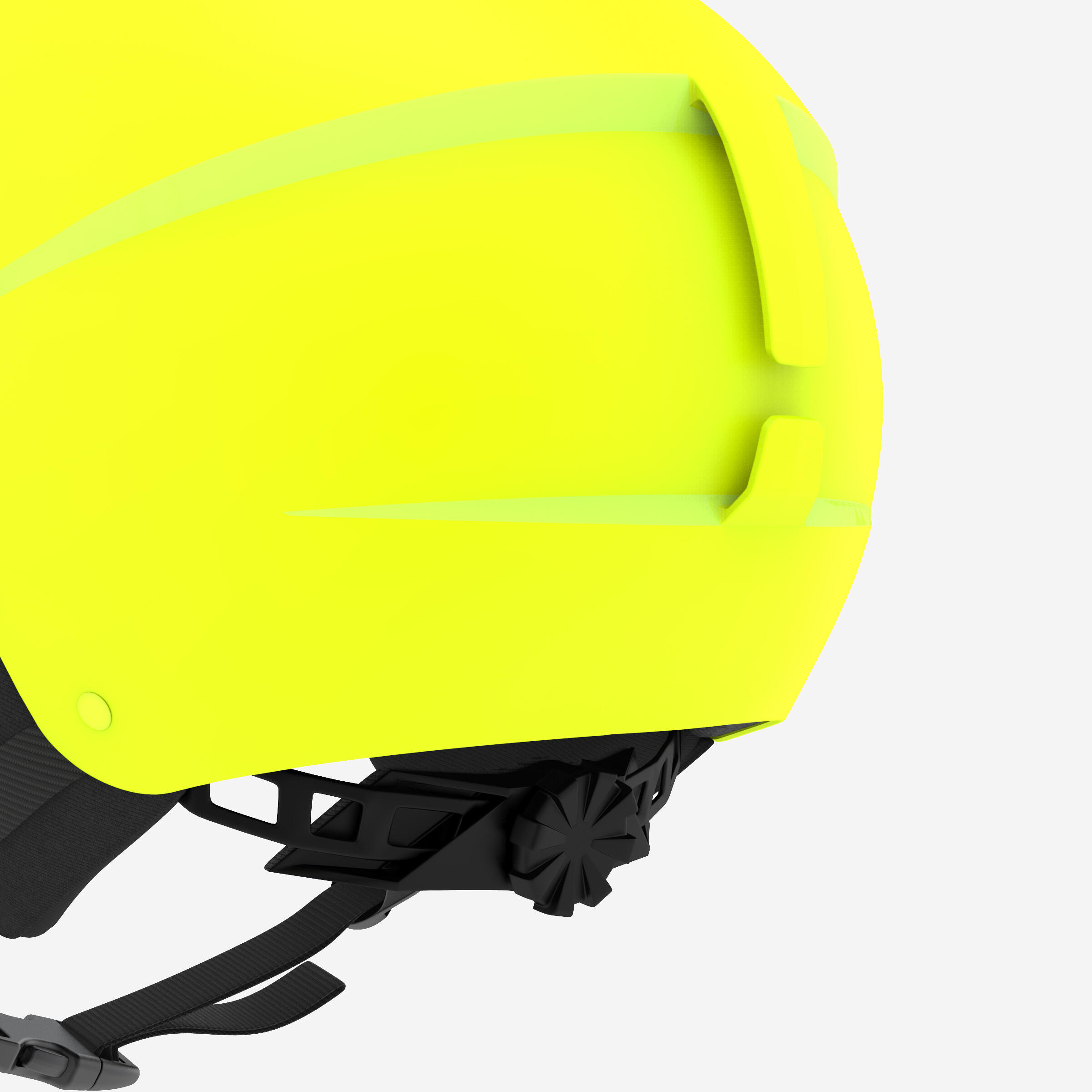KIDS’ SKI HELMET H100 NEON YELLOW