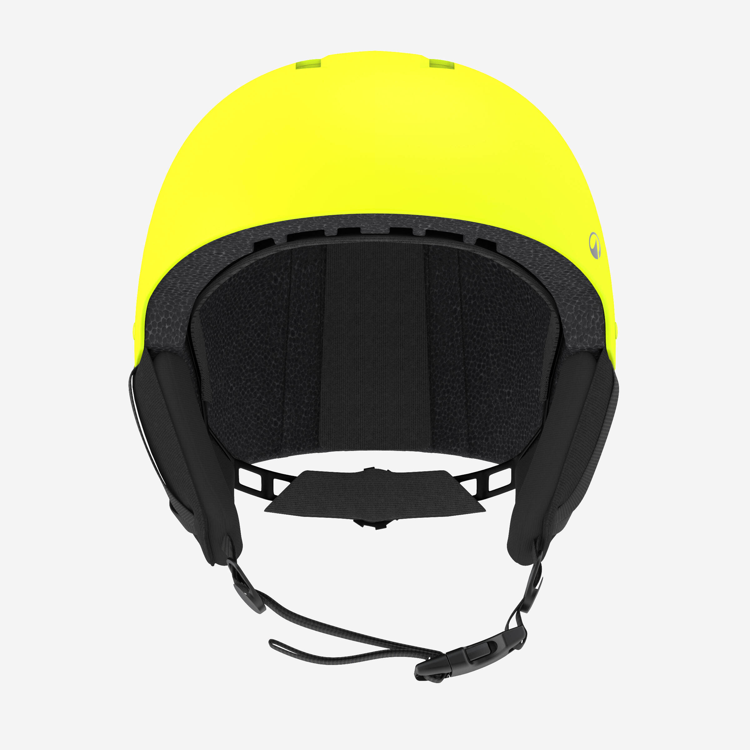 KIDS’ SKI HELMET H100 NEON YELLOW -  3
