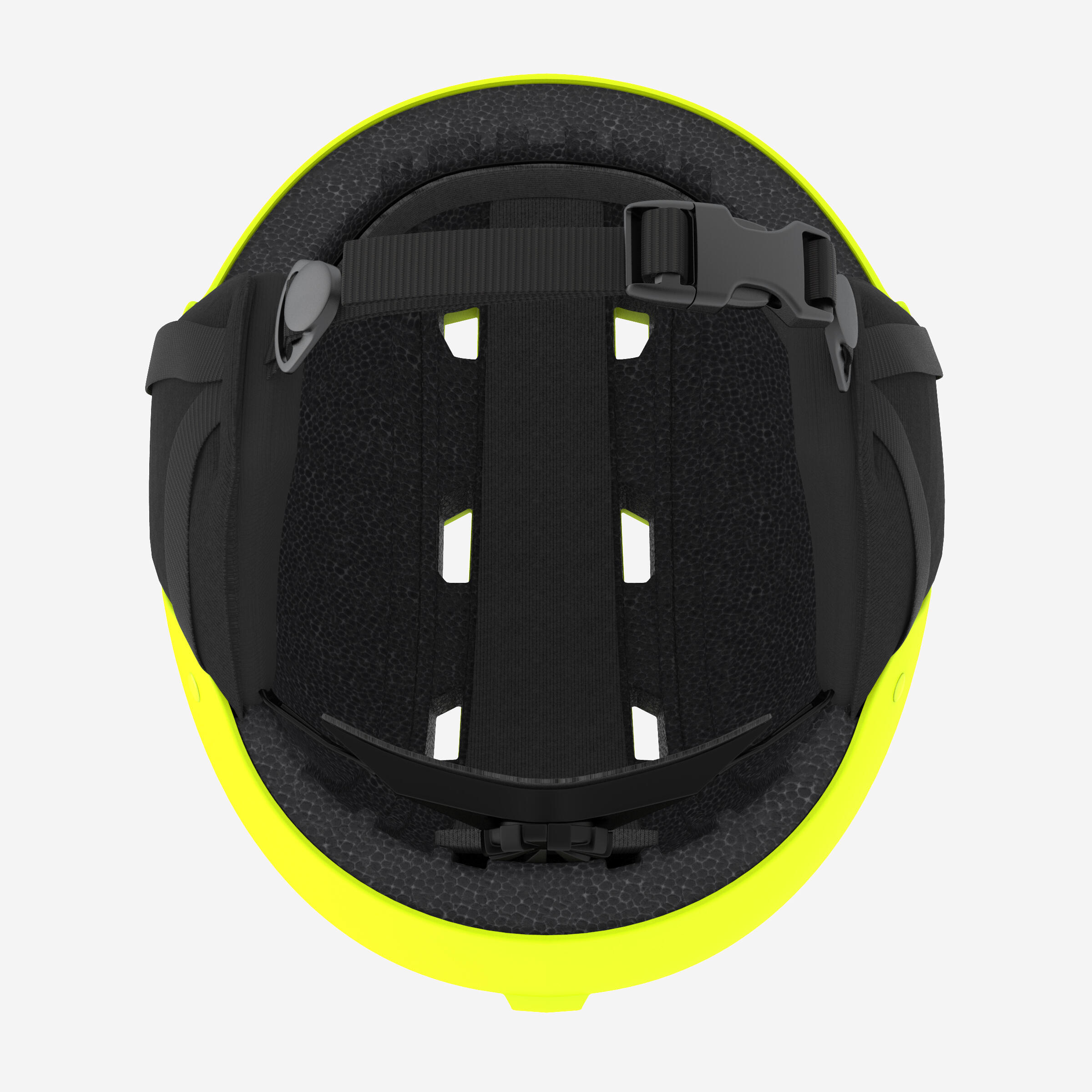 KIDS’ SKI HELMET H100 NEON YELLOW