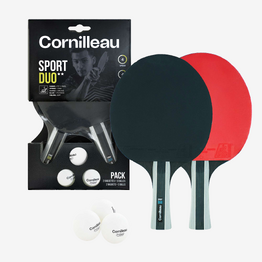 SET TENNIS DE TABLE FREE DE 2 RAQUETTES ET 3 BALLES - PACK DUO