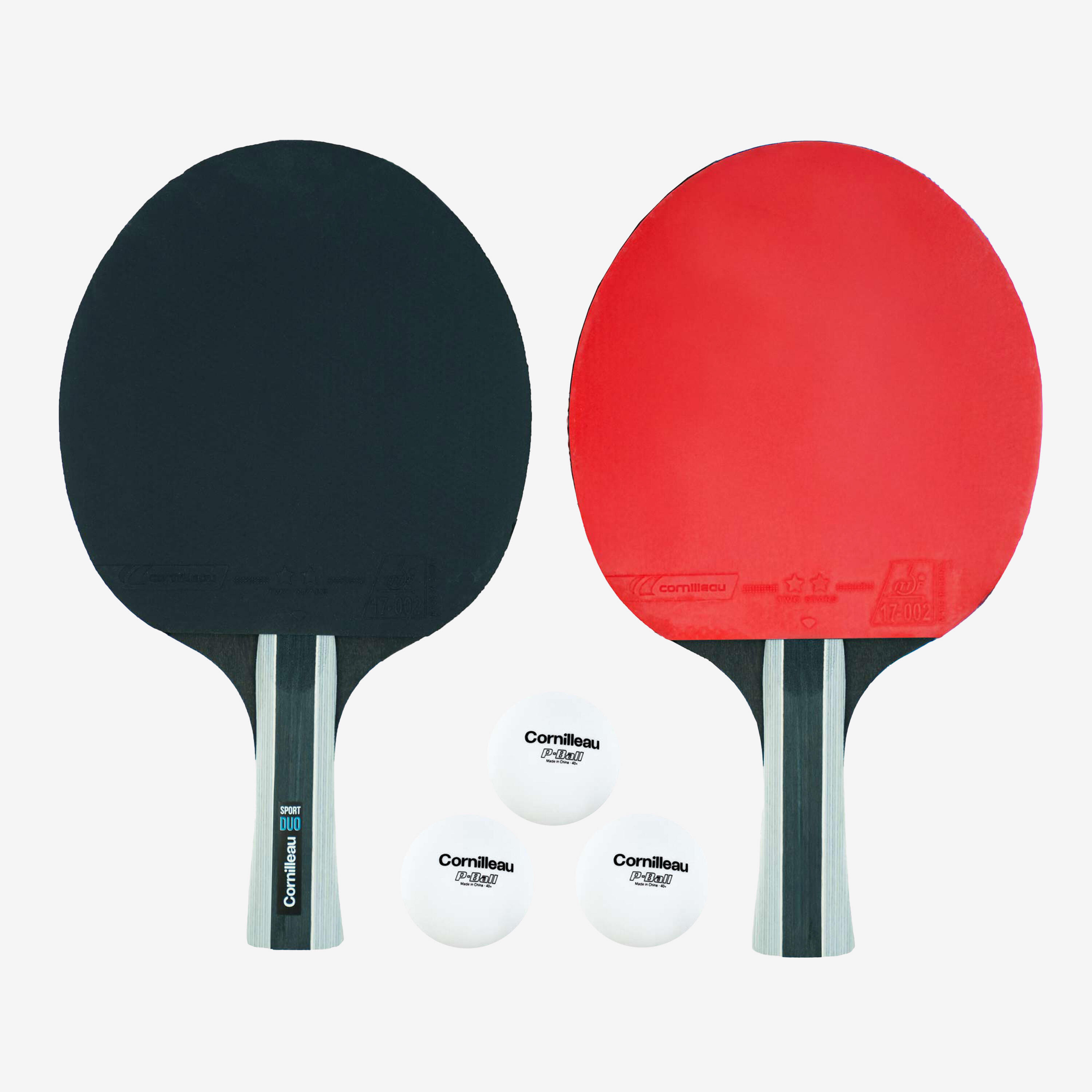 Ping pong Set da ping pong per esterni 2 racchette e 3 palline Tibhar