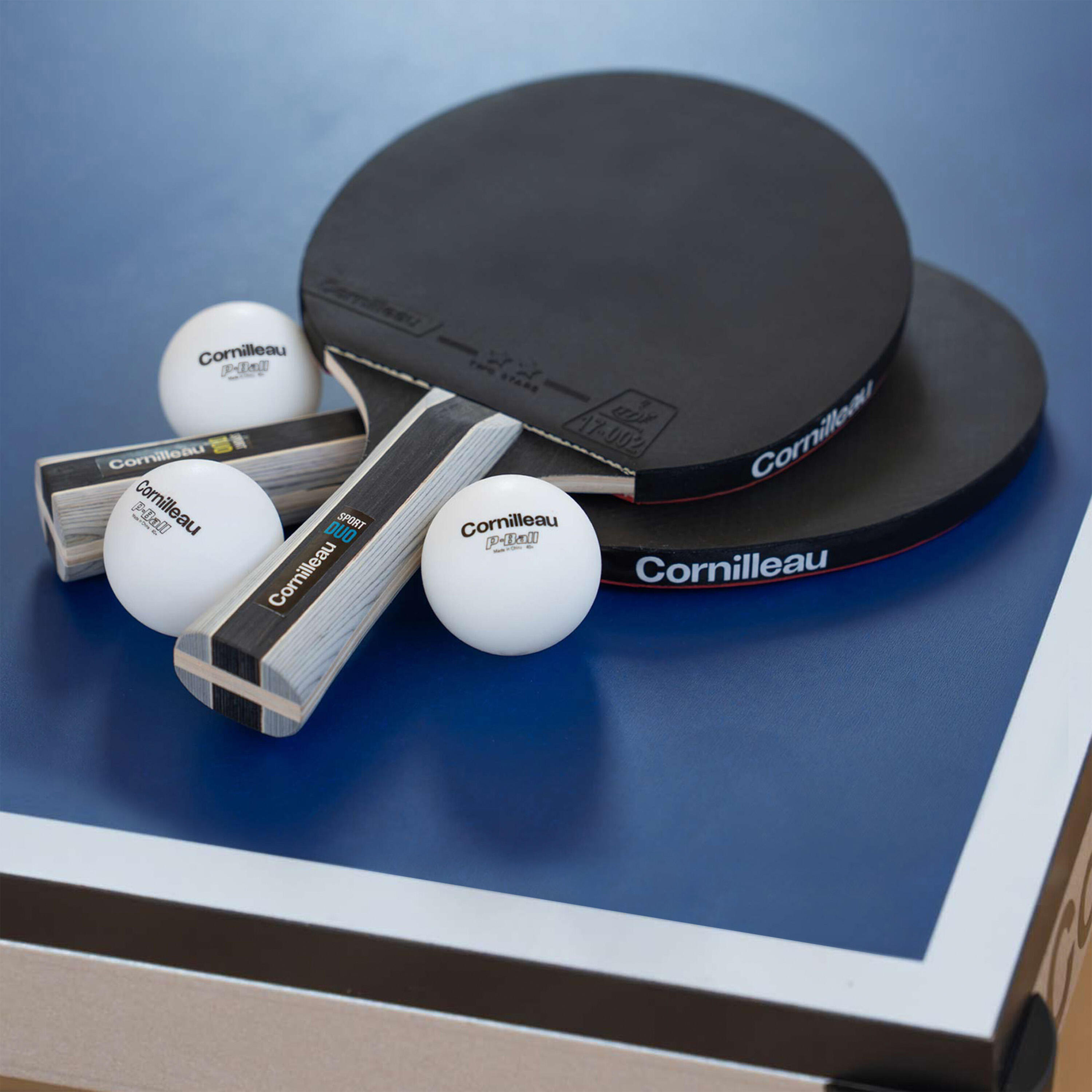 STAG Anywhere Everywhere Set Da Ping Pong Portatile - 2 Racchette In Legno E 3 Palline, Modello 328 WH, Approvato ITTF