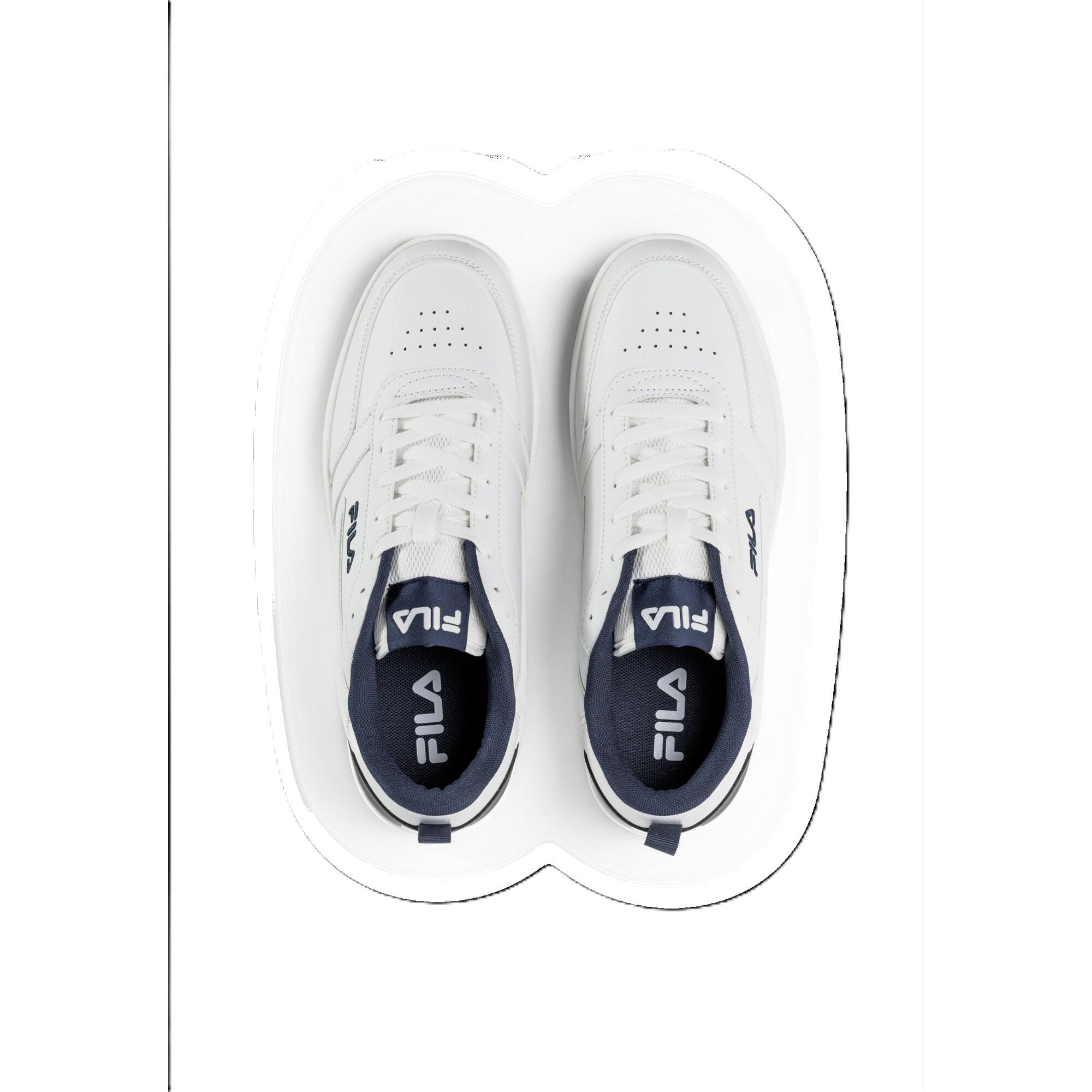 Basket homme FILA REGA blanc bleu gomme 2/5