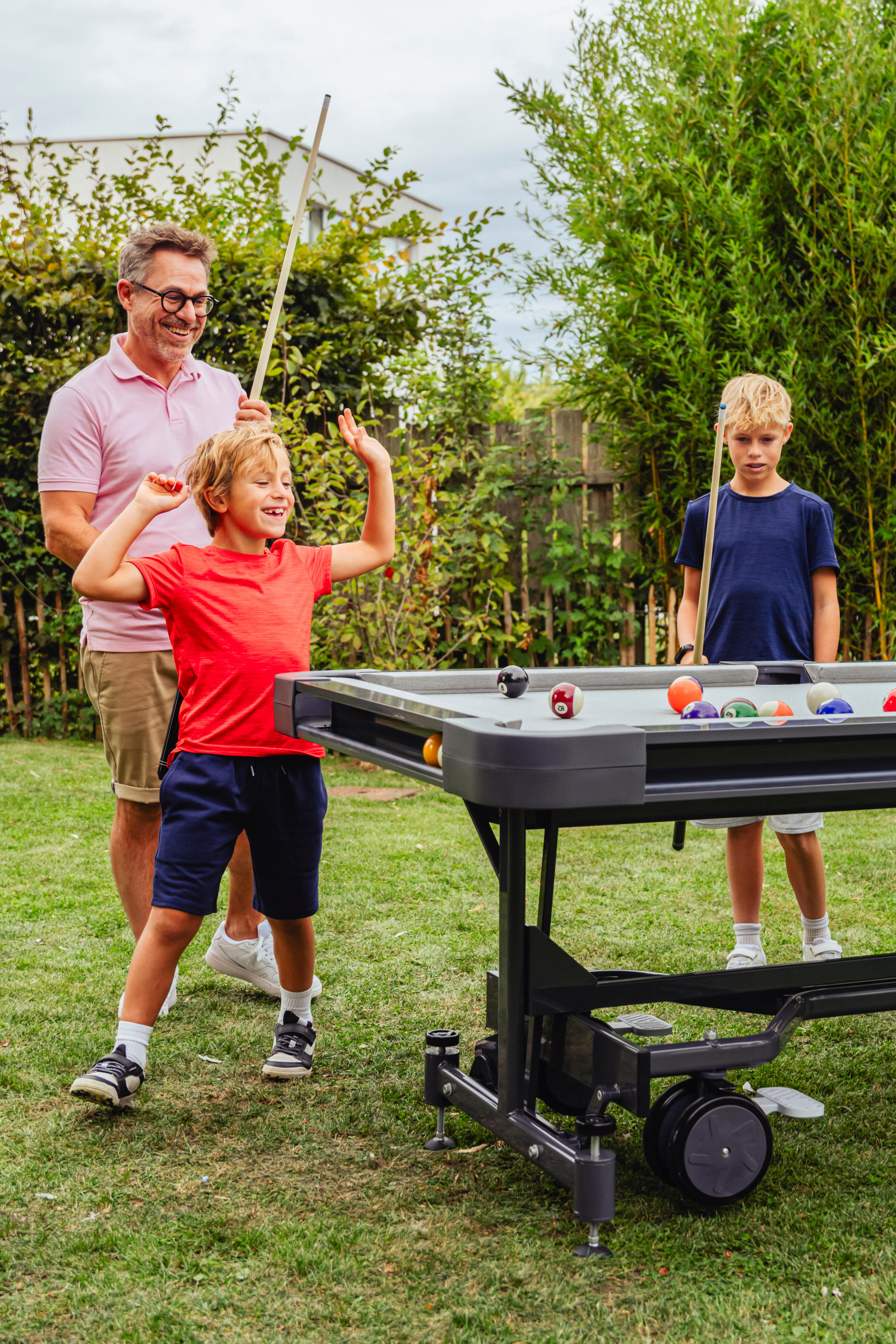 Opklapbare pooltafel op wielen voor buiten BT 700 Outdoor 24/30