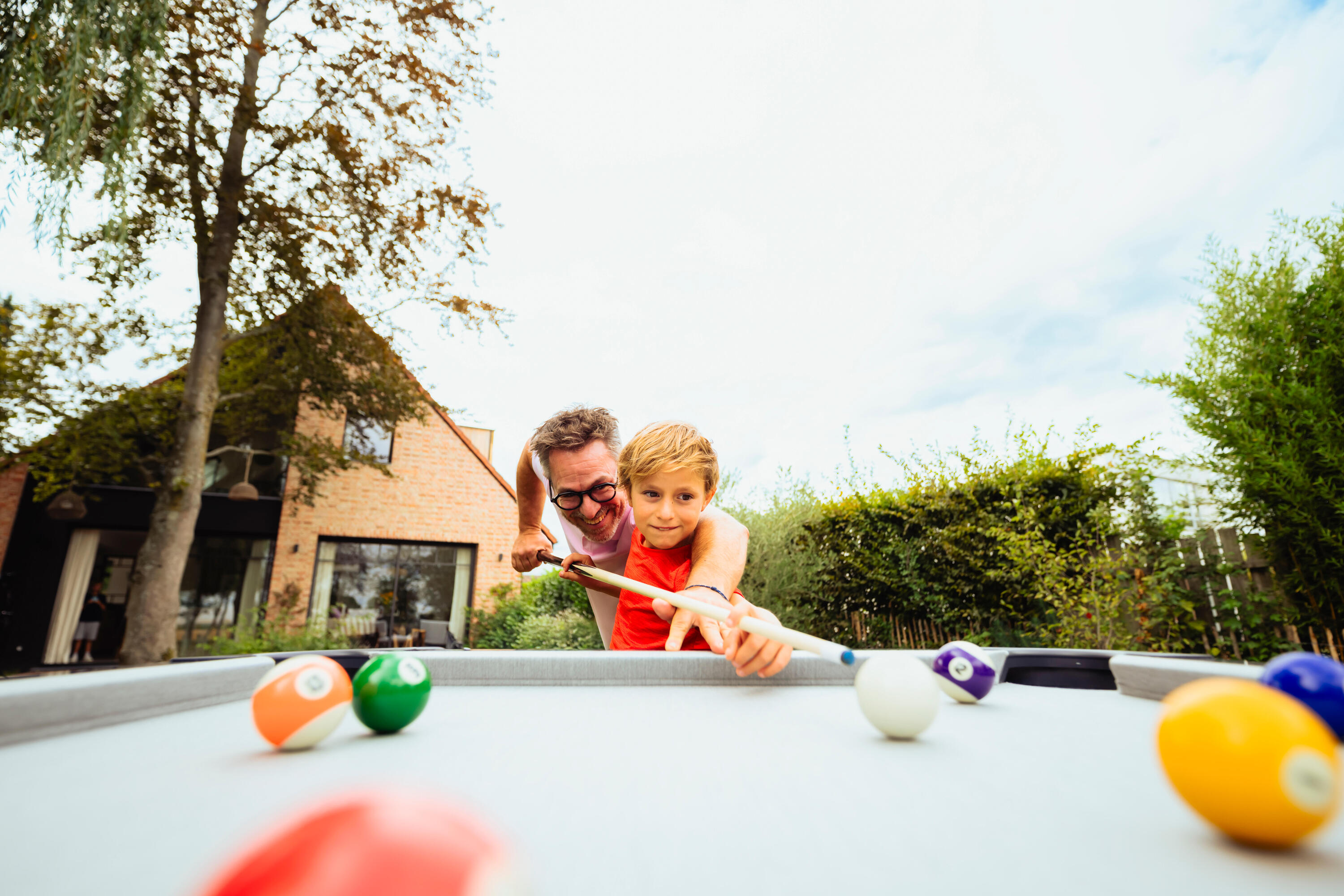 Opklapbare pooltafel op wielen voor buiten BT 700 Outdoor 18/30