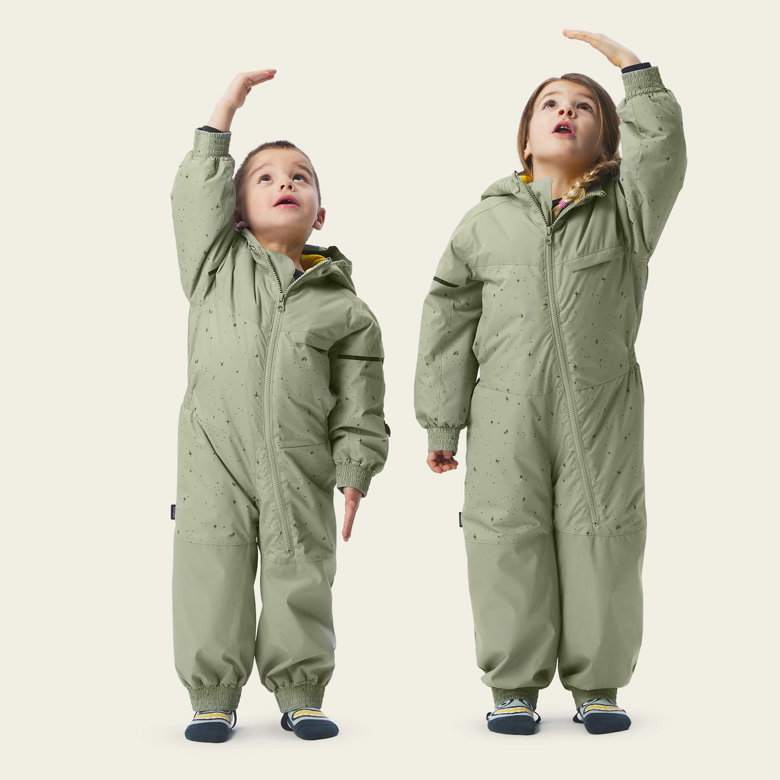 Tuta sci bambino 500 TODDLER kaki 7/7