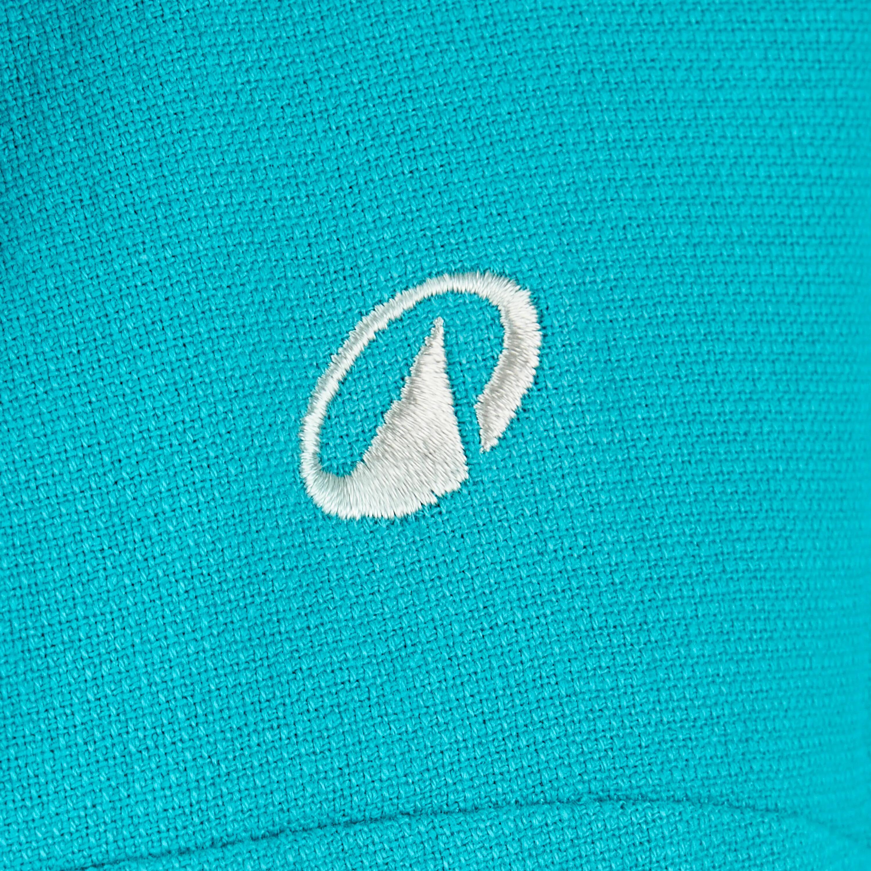 Kids’ cotton pool bathrobe turquoise 12/13