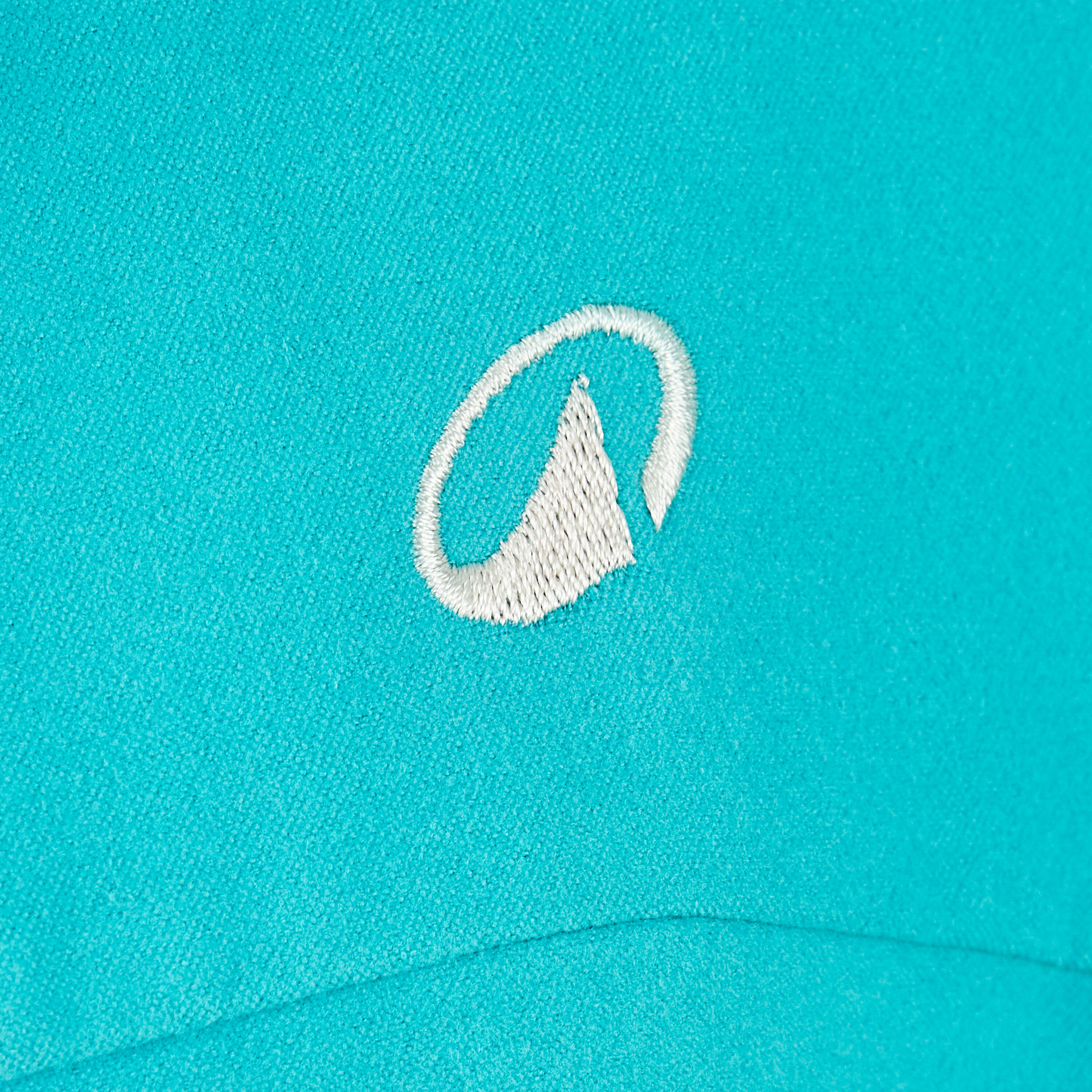 Roupão de natação com capuz microfibra compacto criança azul turquesa 10/12