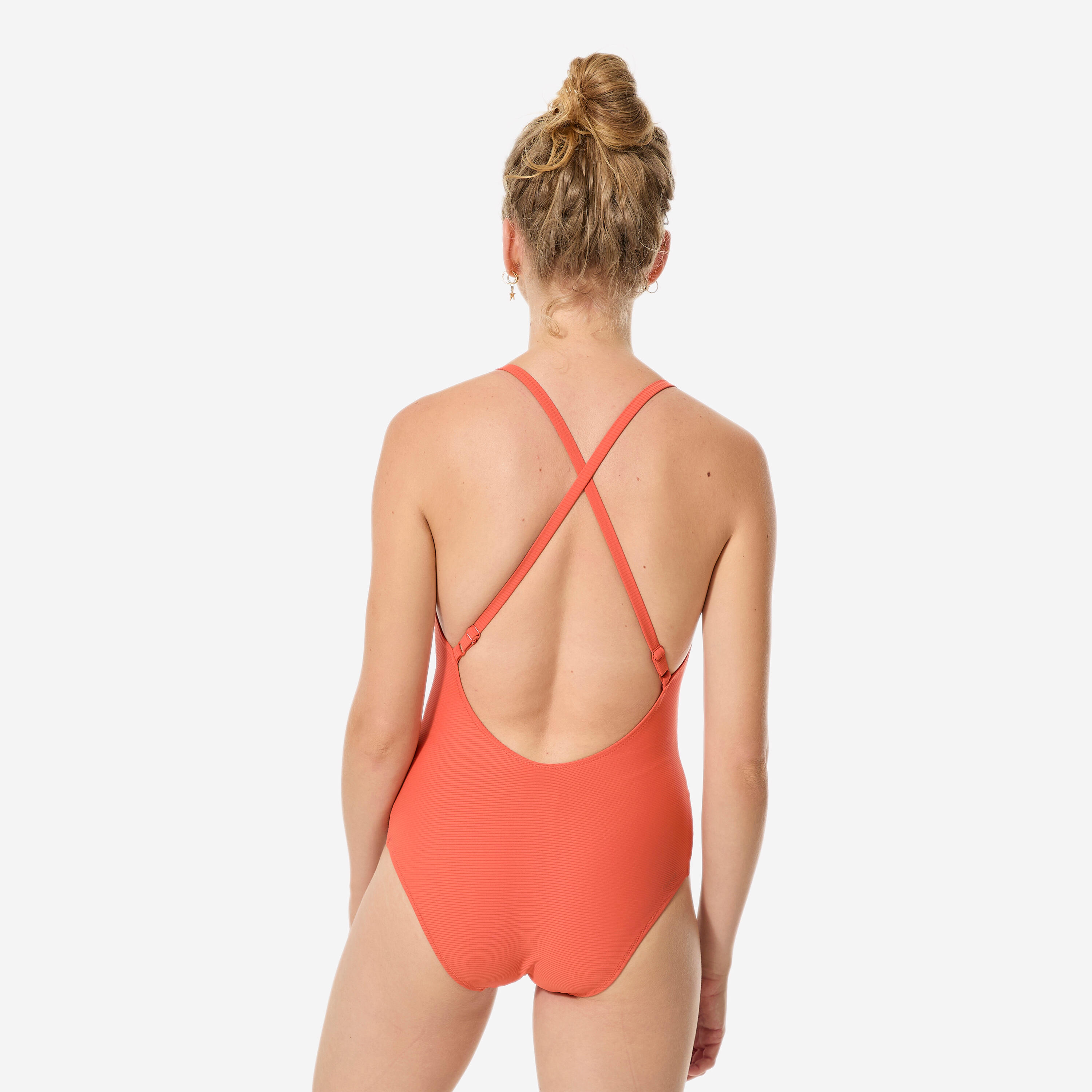 Maillot de natation 1 pièce texturé femme, Lila Simy 3/9