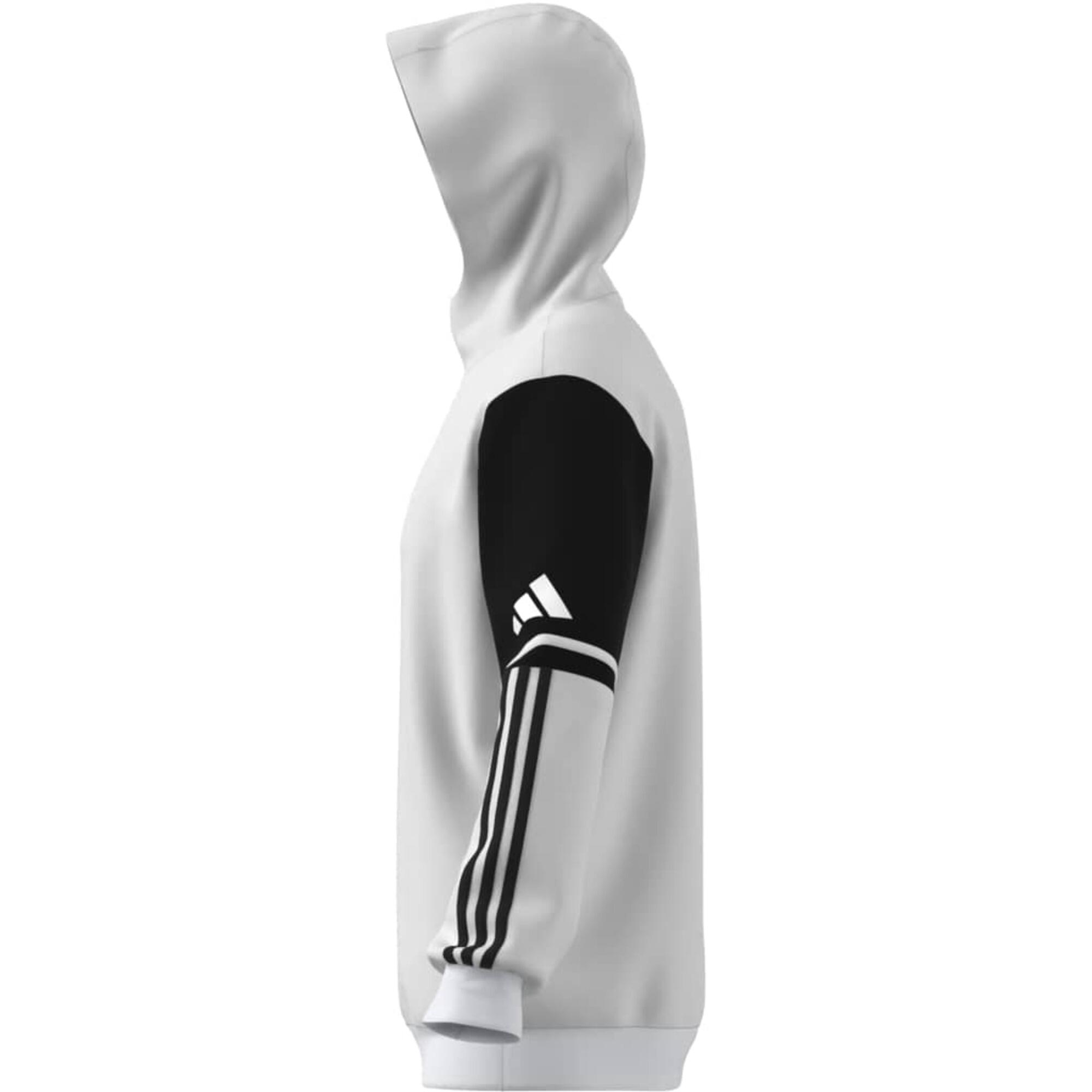 Felpa con cappuccio allenamento ADIDAS SQUADRA bianca 13/13