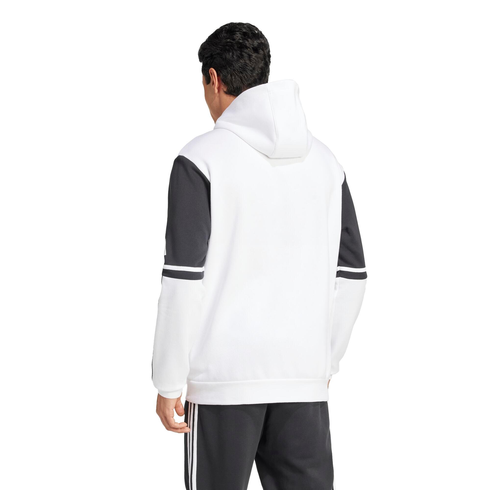 Felpa con cappuccio allenamento ADIDAS SQUADRA bianca 3/13
