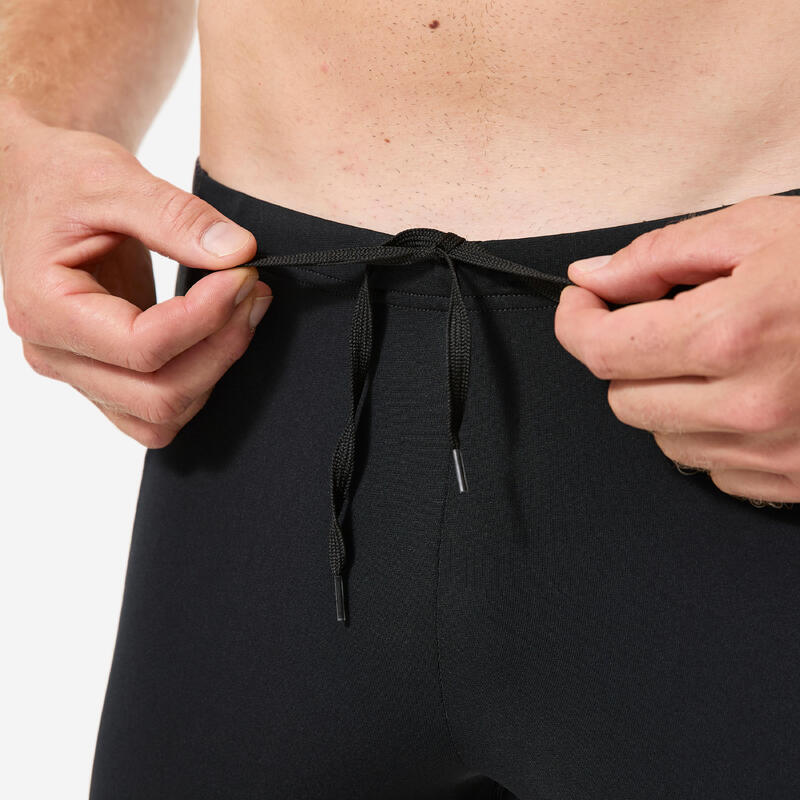 Boxeri de baie Jammer înot Snakeskin Negru Bărbați