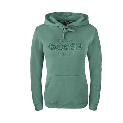 Bluza jeździecka Little Rider butelkowa zieleń JD Attack