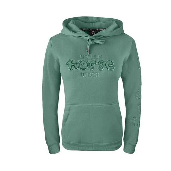 Bluza jeździecka Little Rider butelkowa zieleń JD Attack