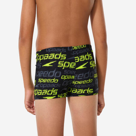 Плавки-боксери для плавання для хлопців жовті/чорні