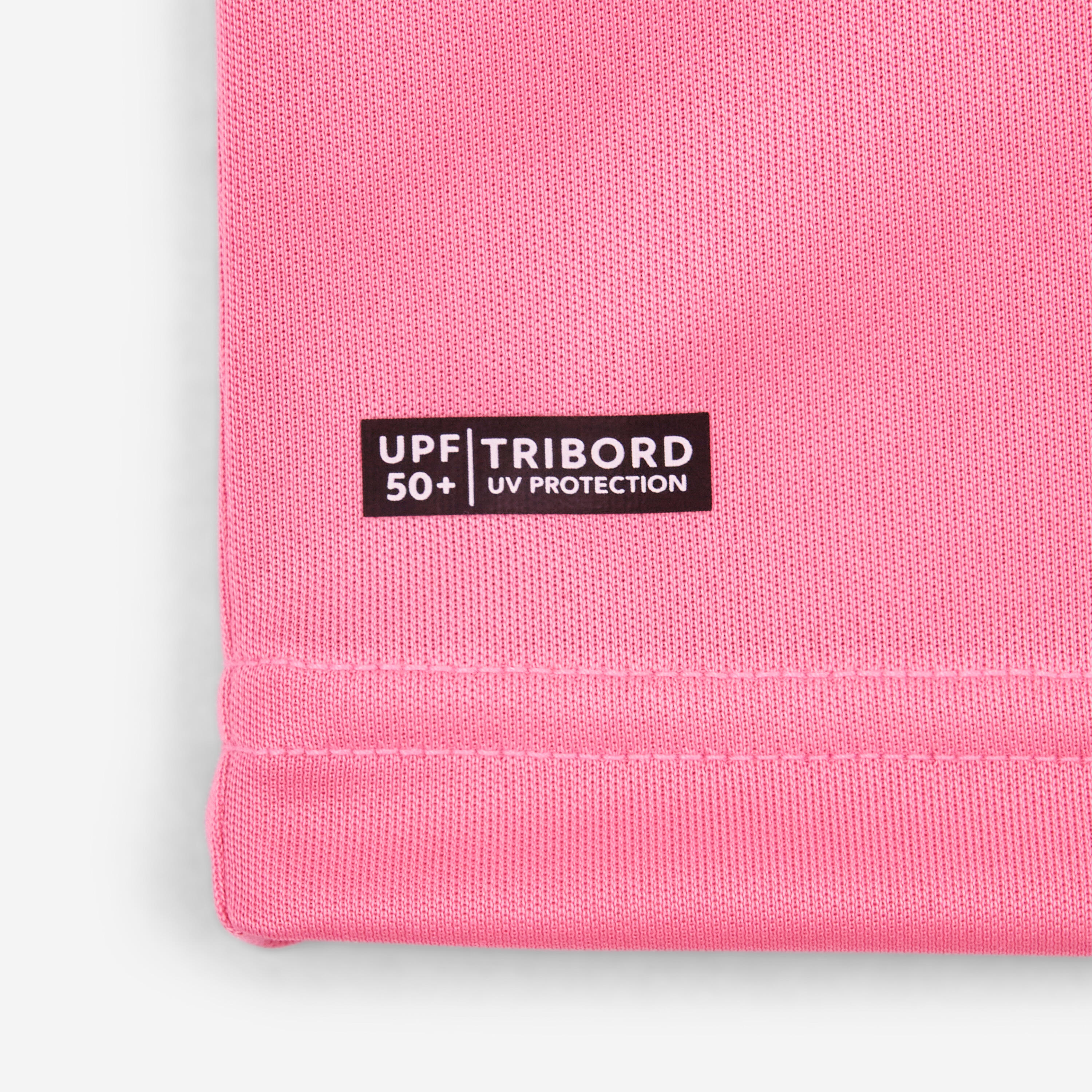 UV-Shirt Surfen JR - 100 Poulpy rosa 9/11