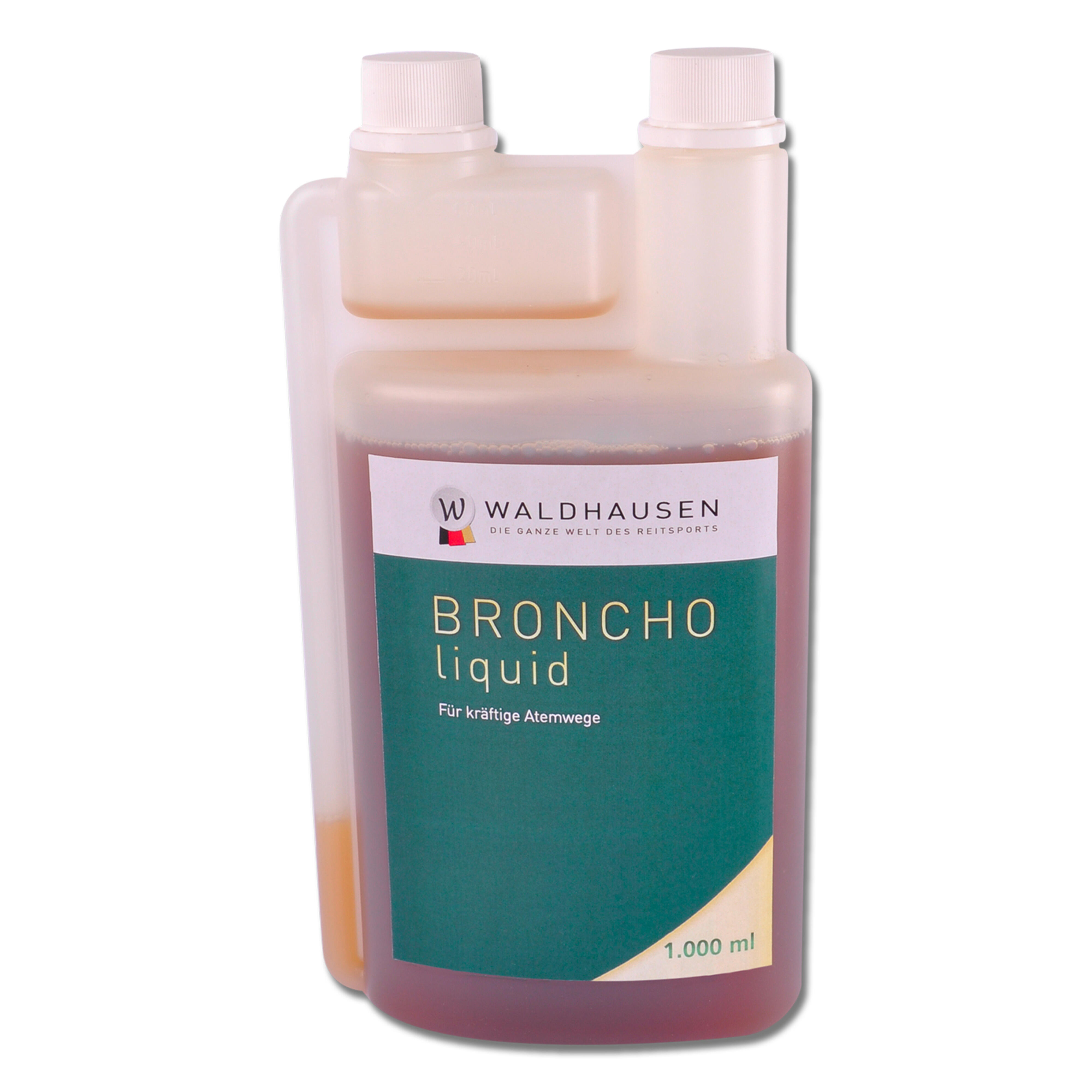 WALDHAUSEN Broncho tekutý výživový doplnok pre kone a poníky na podporu dýchacích ciest 1 l