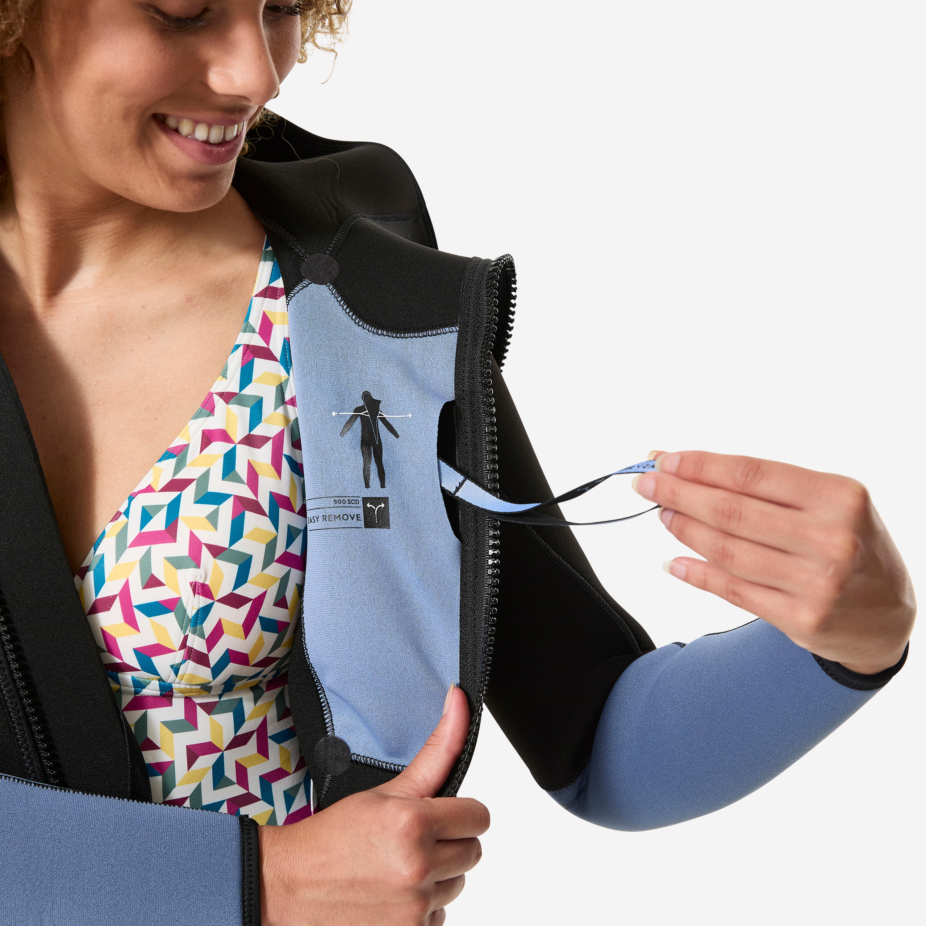 Skafander do nurkowania damski Decathlon SCD 500 z neoprenu 5 mm 9/14