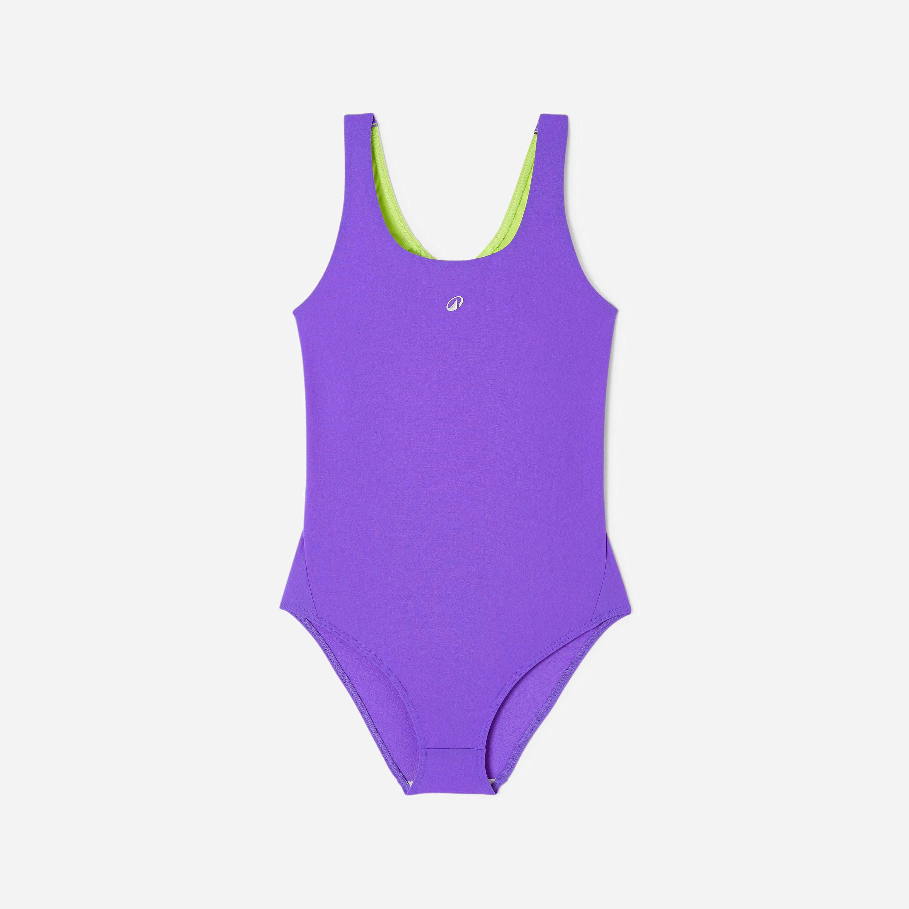 DECATHLON Dámske jednodielne plavky Kimy fialové L · záber 9
