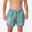 Șort de baie scurt Boardshort surf 15" 100 Rad Verde Bărbați