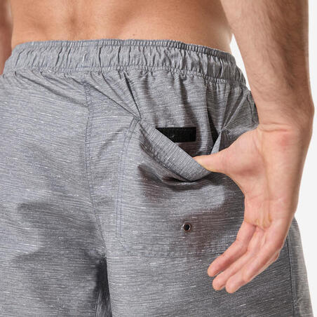 Шорти чоловічі 100 для серфінгу 15” сірі