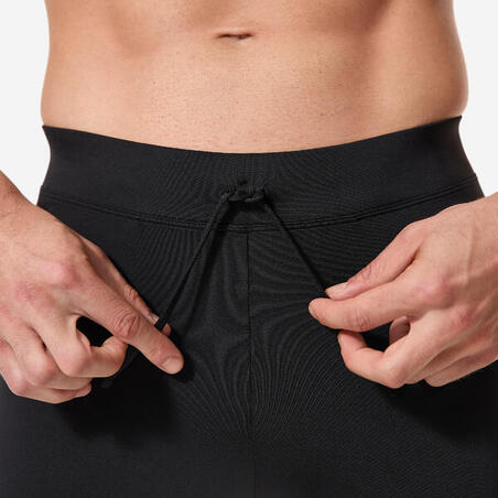 Легінси чоловічі 100 для серфінгу з УФ-захистом чорні