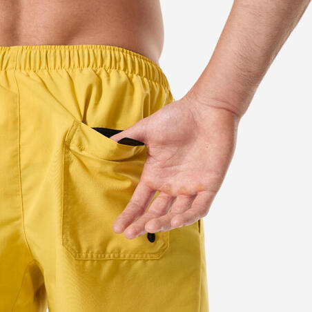Шорти чоловічі для серфінгу 100 Hendaia жовті