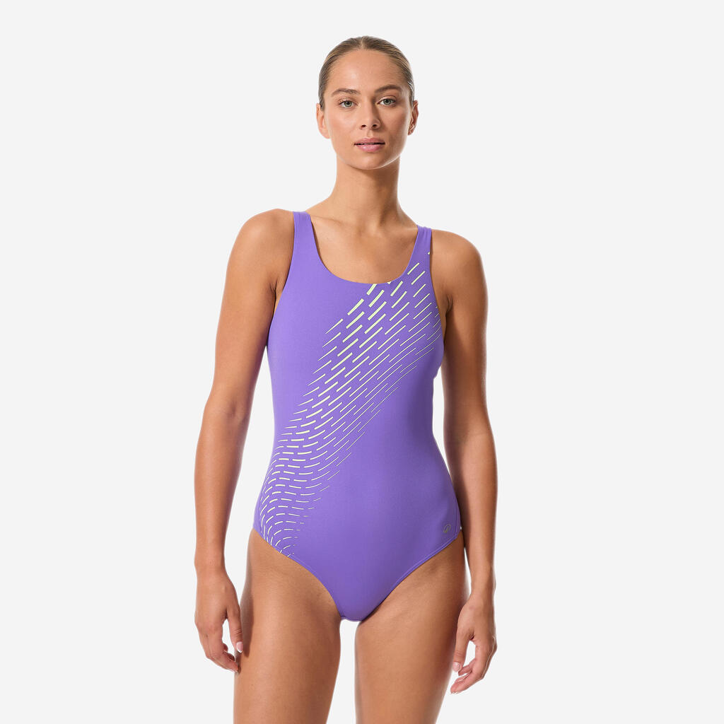 Vestido de baño enterizo de natación para Mujer - Morado