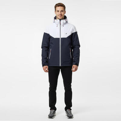 Giacca vela uomo SAILING 100 blu-bianco