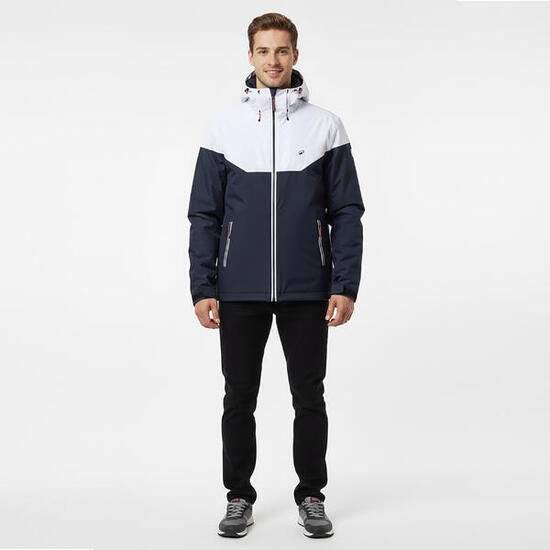 Veste de voile chaude imperméable homme, 100 bleu et blanc