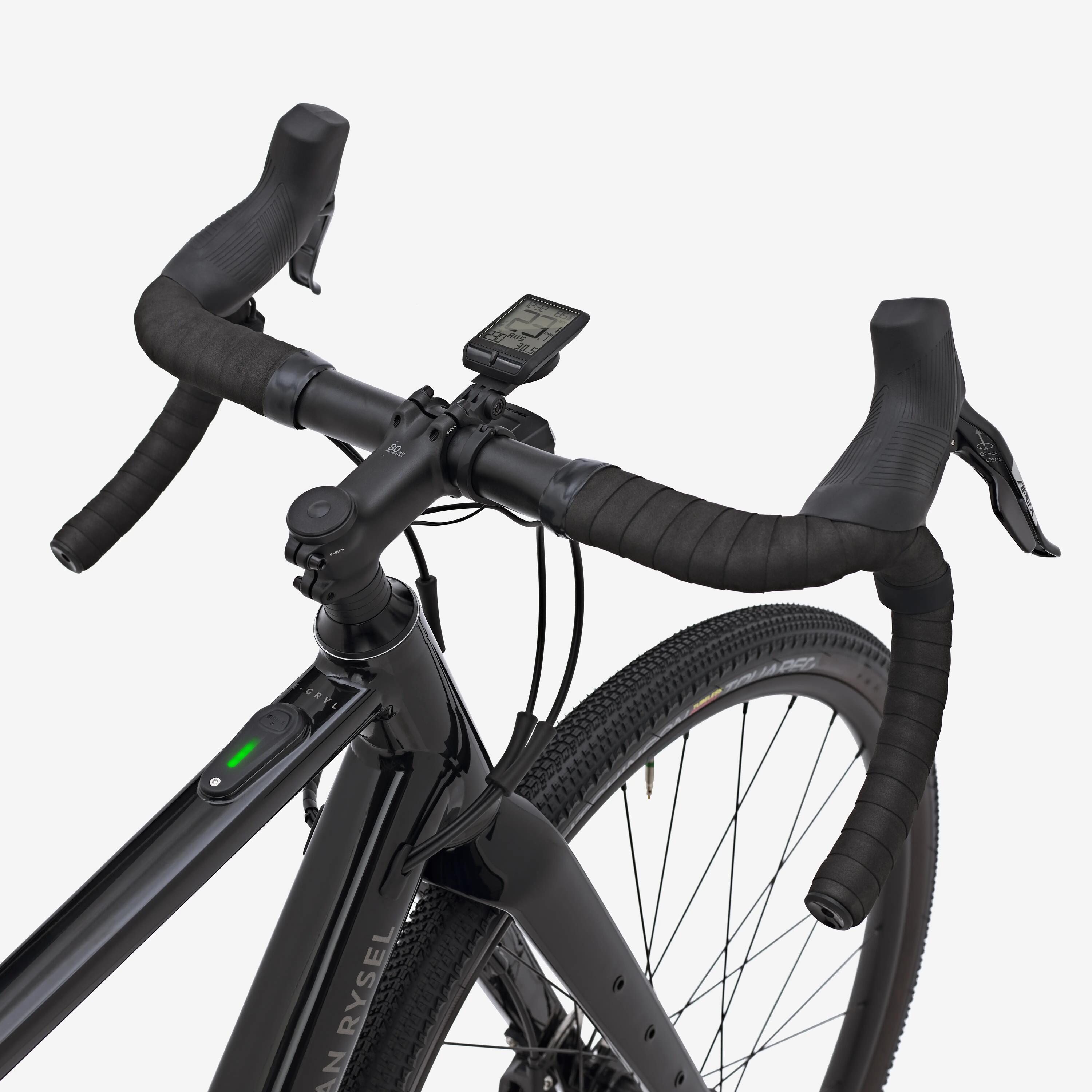 Bicicleta Gravel Elèctrica Sram Apex XPLR Negre AF HD X30 1x12 V 12/14