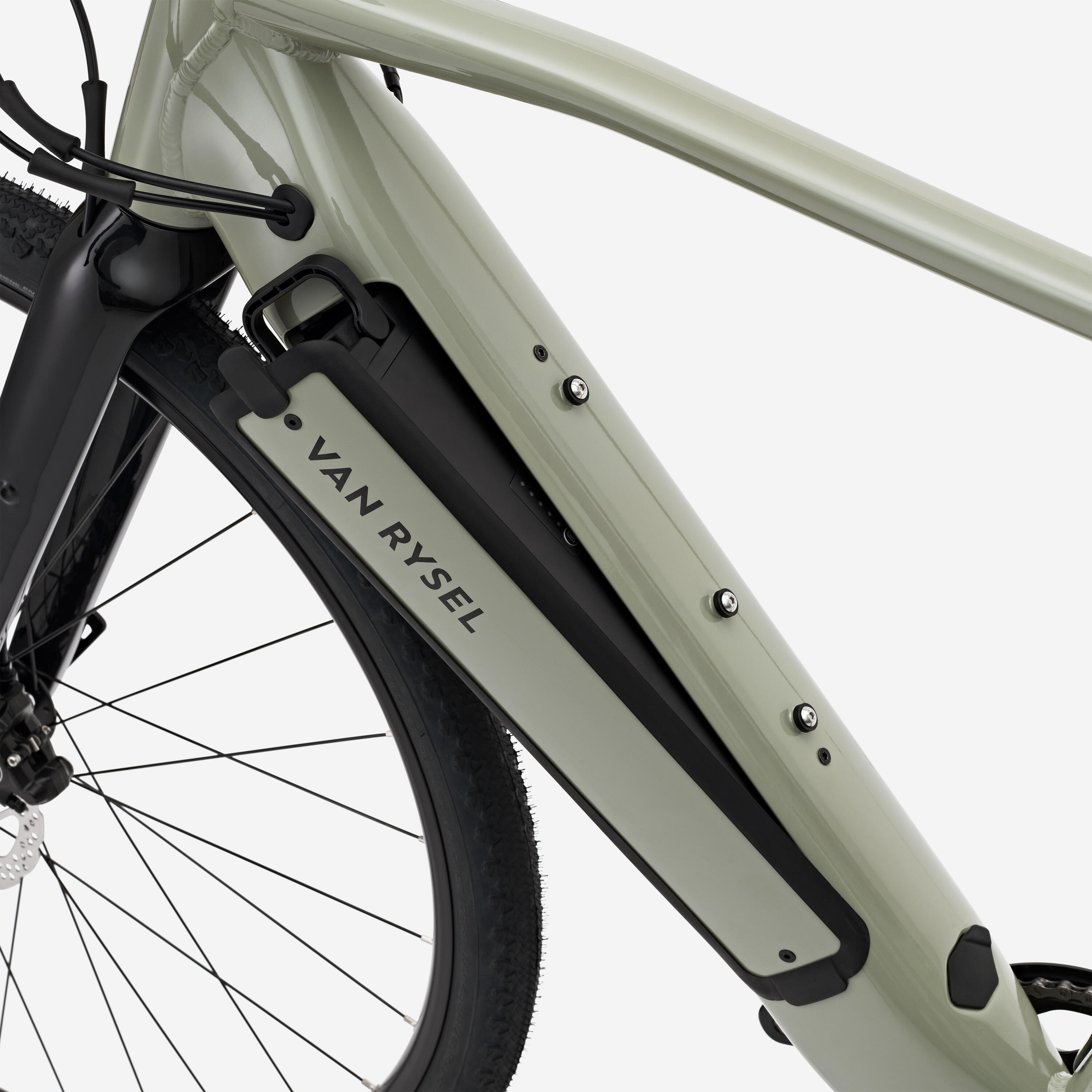 Vélo gravel électrique Shimano Cues 1x11v, E-GRVL AF Discover kaki 5/17