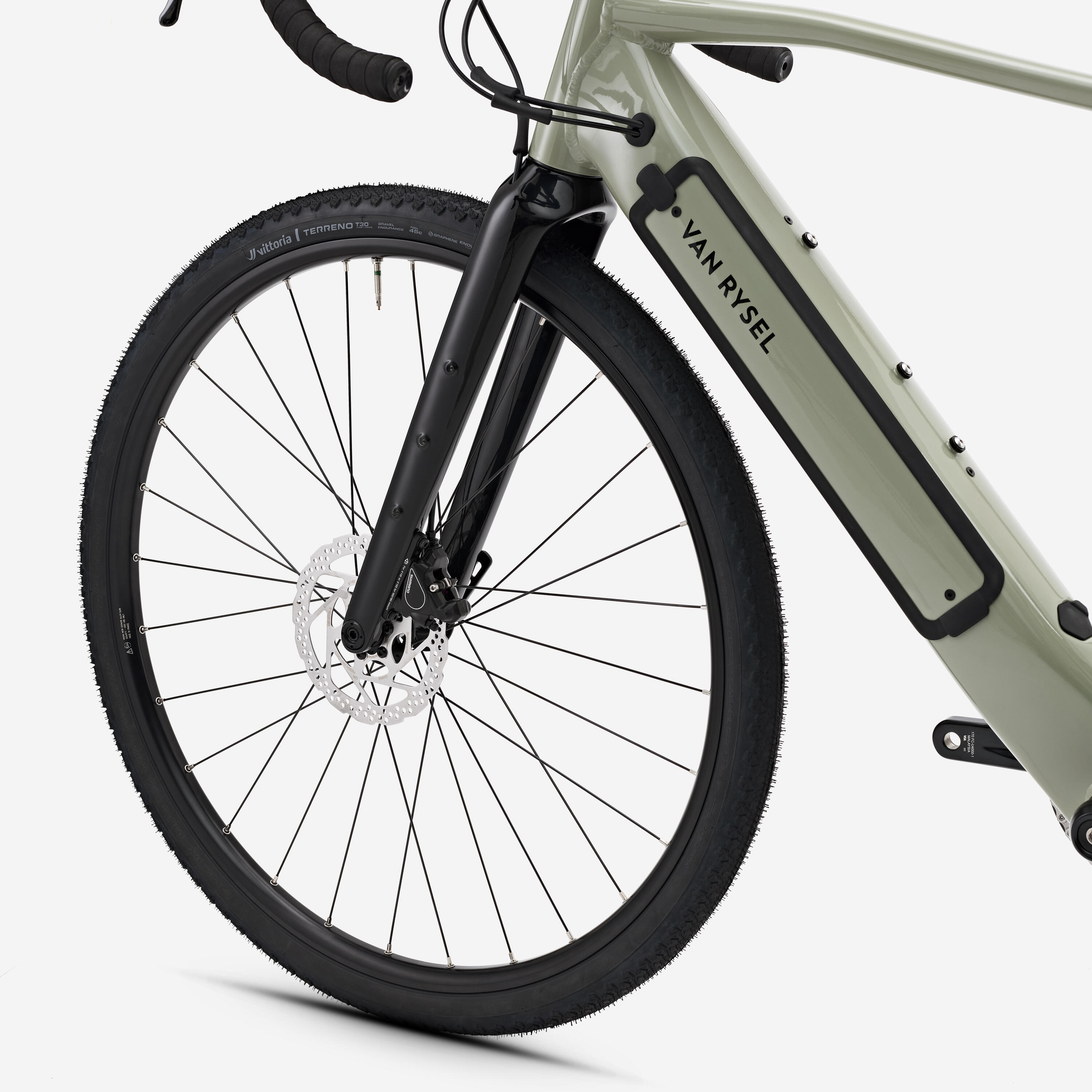 Vélo gravel électrique Shimano Cues 1x11v, E-GRVL AF Discover kaki 7/17