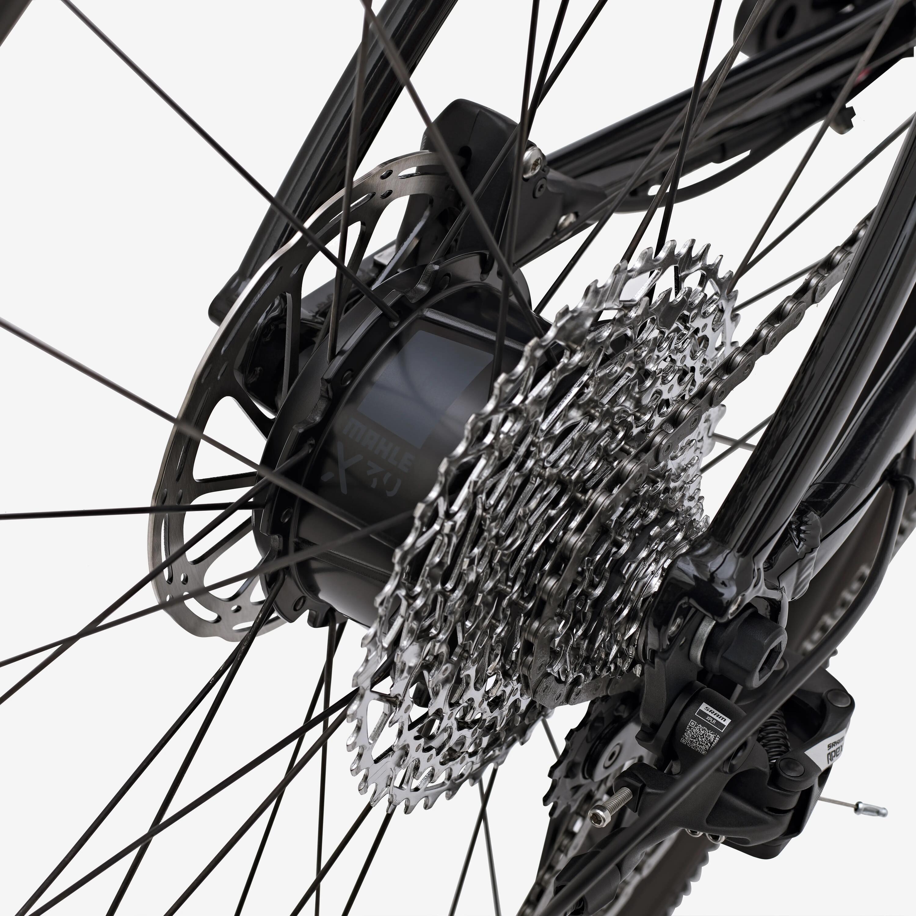 Bicicleta Gravel Elèctrica Sram Apex XPLR Negre AF HD X30 1x12 V 5/14