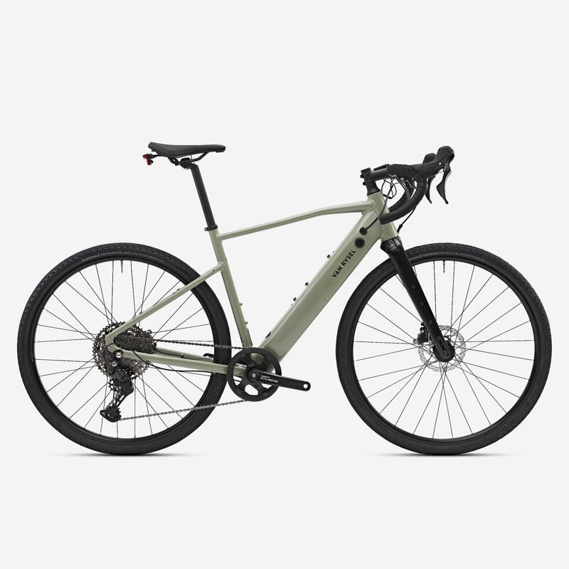 Bicicletă electric�� gravel Shimano Cues 1x11, E-GRVL AF Discover Kaki