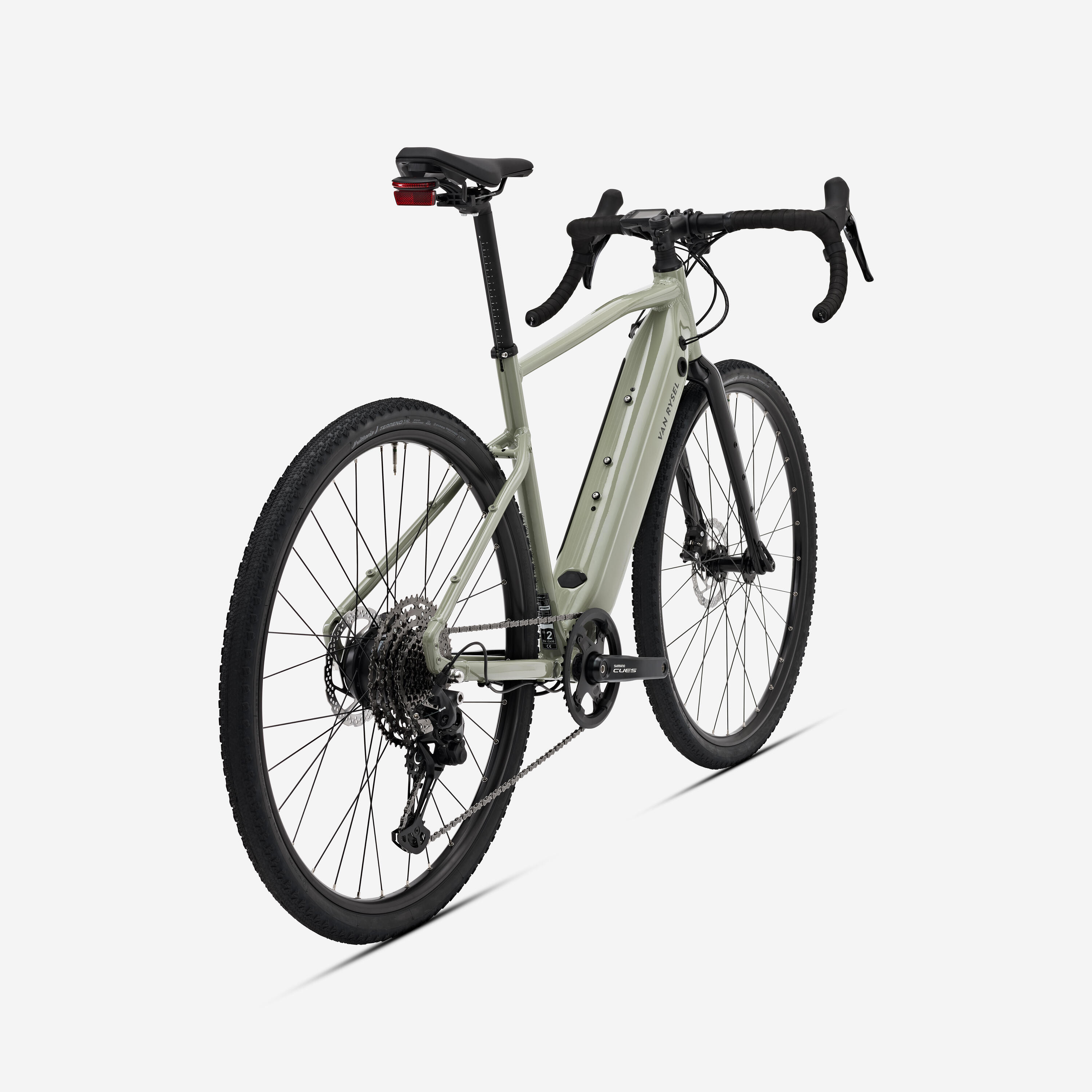 Vélo gravel électrique Shimano Cues 1x11v, E-GRVL AF Discover kaki 3/17