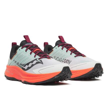 Chaussures de trail Running - Saucony Ride TR2 White/Fire Homme