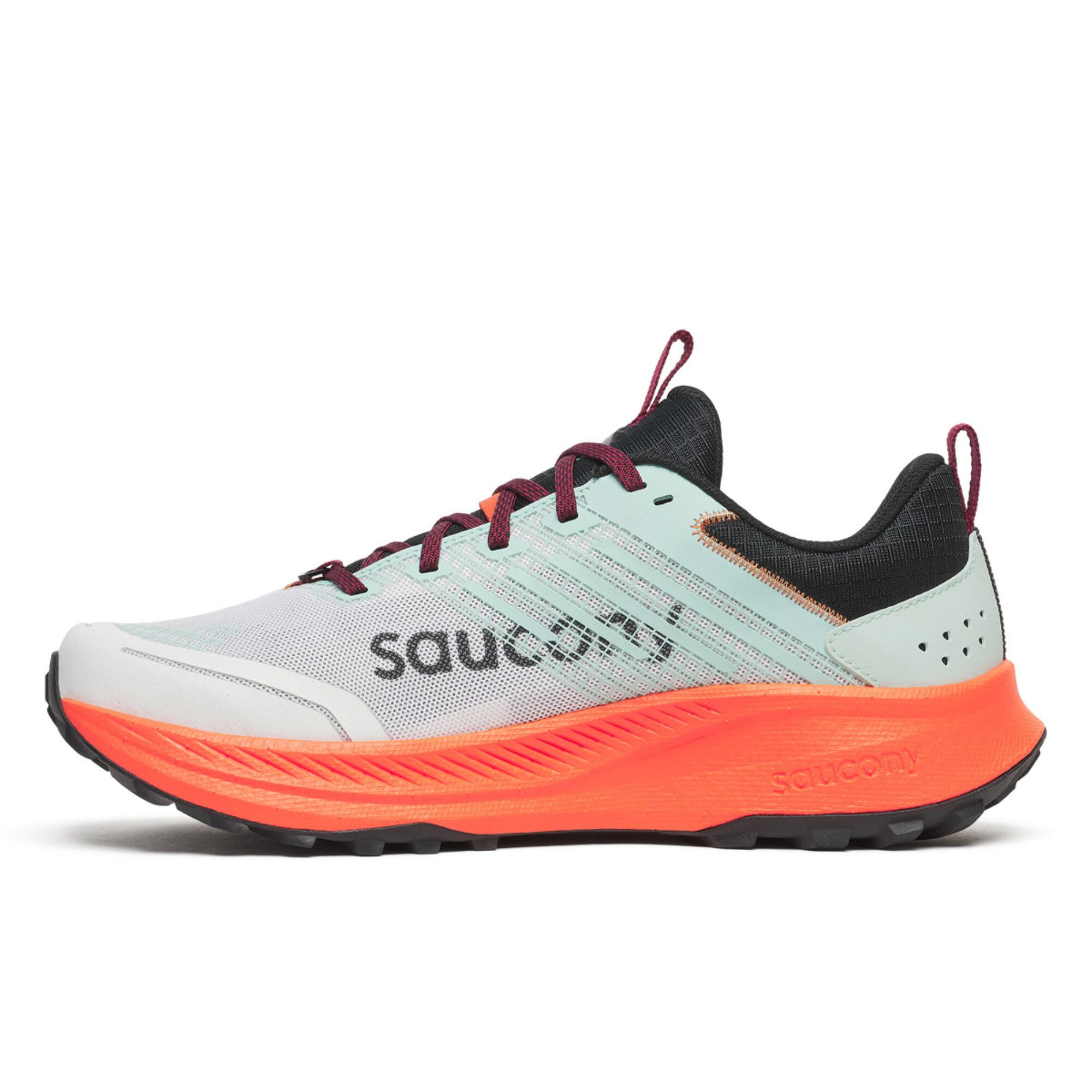 Trailrunning-Schuhe – Saucony Ride TR2 Weiss/Fire Herren 5/6