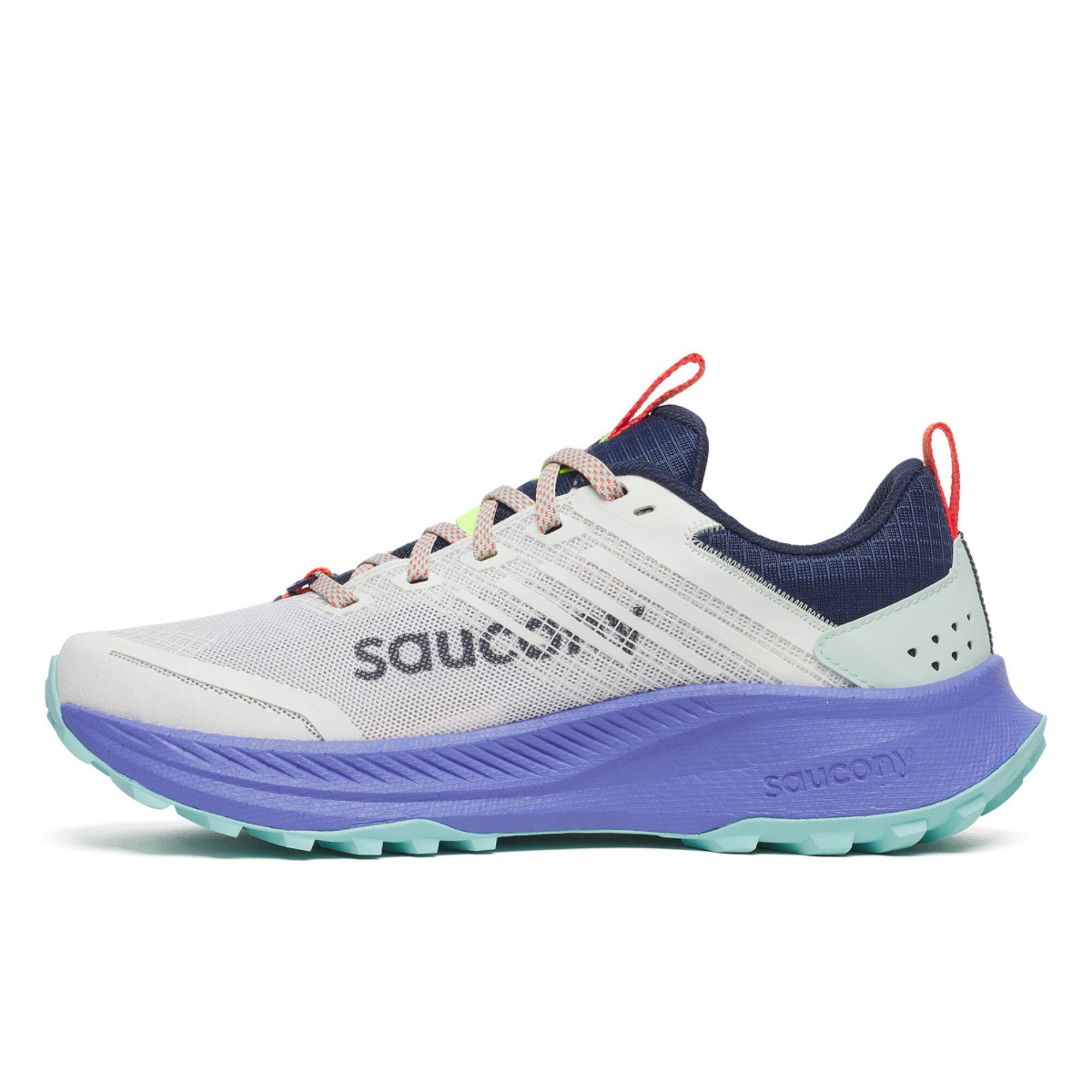 Trailrunning-Schuhe – Saucony Ride TR2 Weiss/Navy Damen 5/6