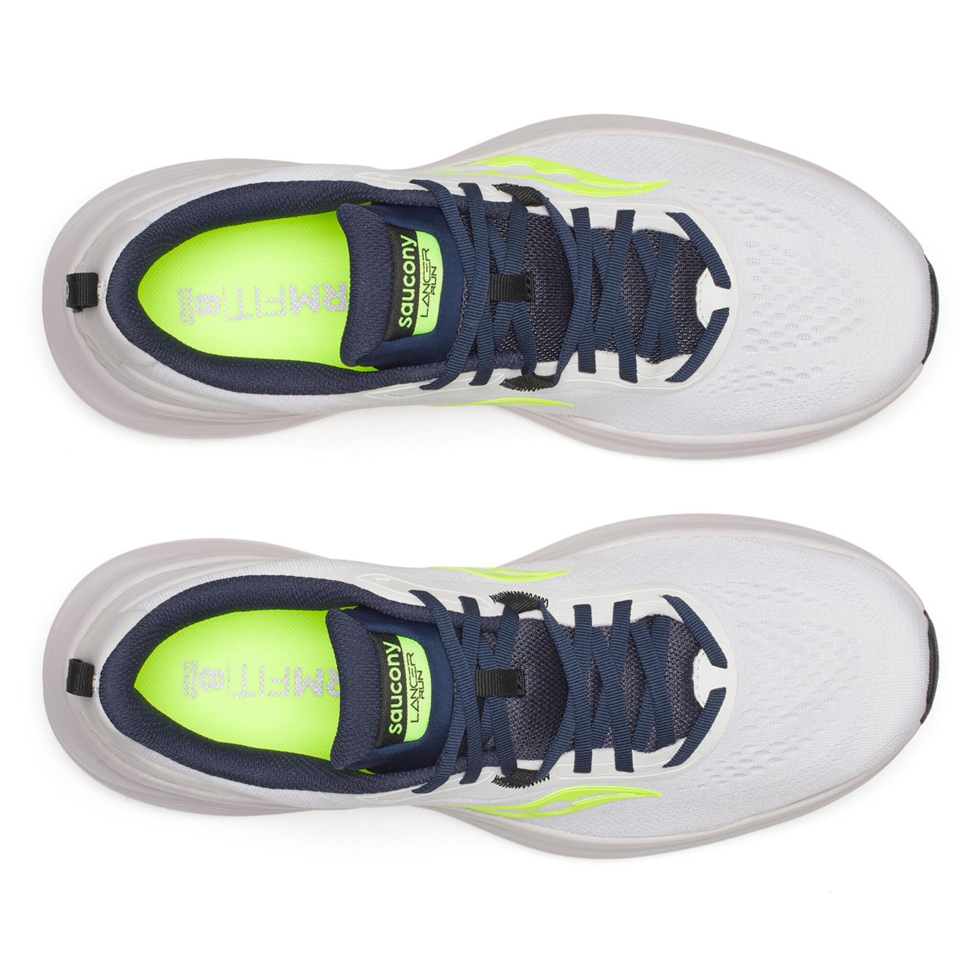 Scarpe running uomo Saucony LANCER bianco-blu 2/6