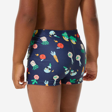 Плавки-боксери дитячі Titou vege з УФ-захистом темно-сині